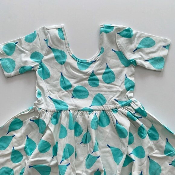 Alice And Ames short sleeve ballet dress in Perfect Pear 7 Years - Picture 2 of 8